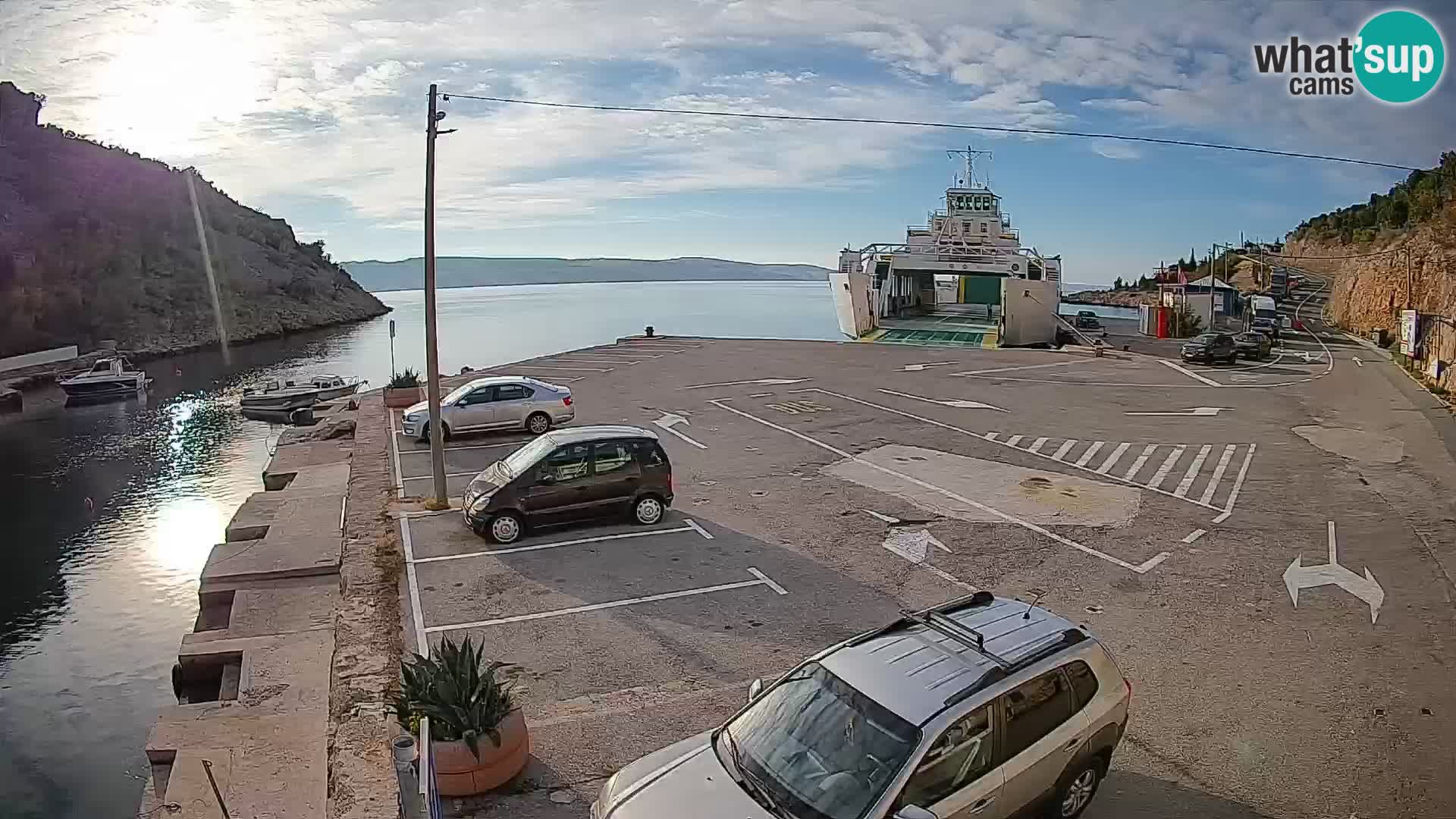 Webcam porto traghetti di Prizna – per l’isola di Pag