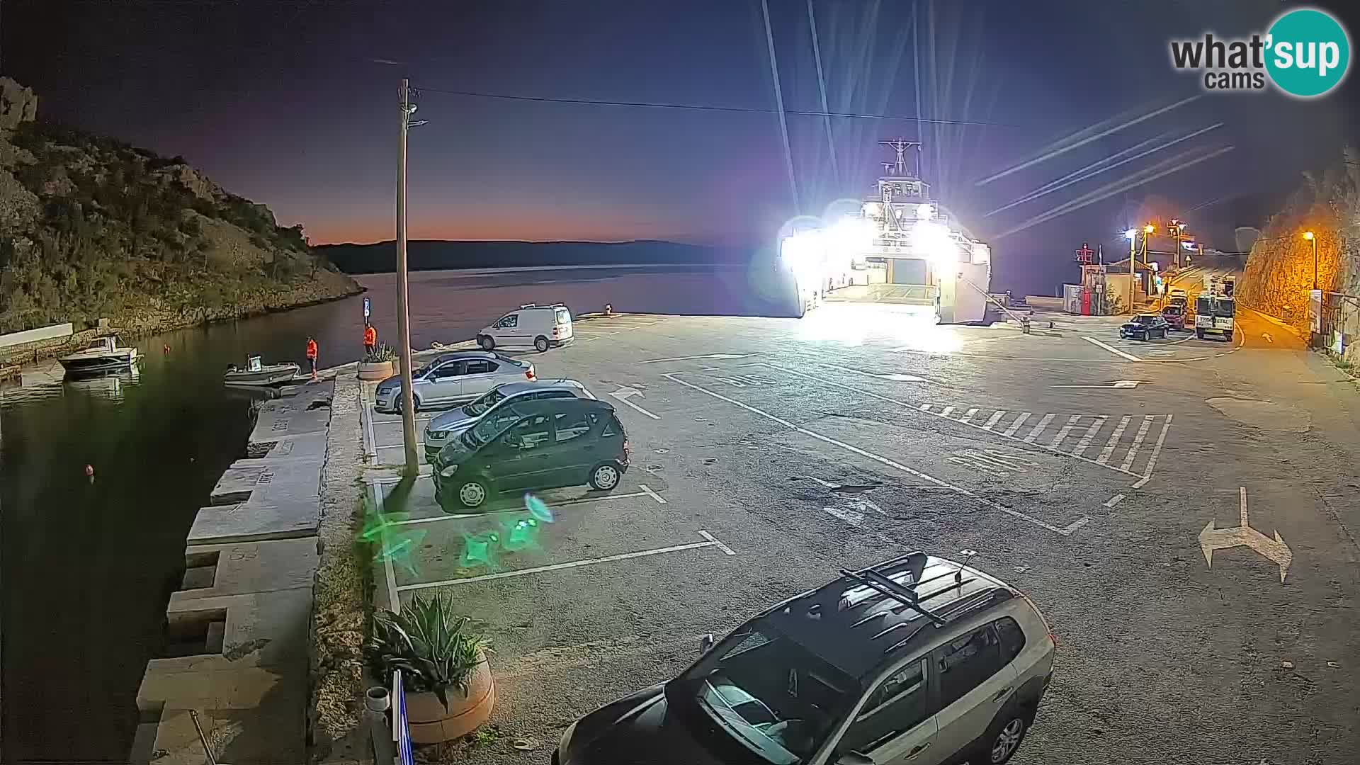 Webcam porto traghetti di Prizna – per l’isola di Pag