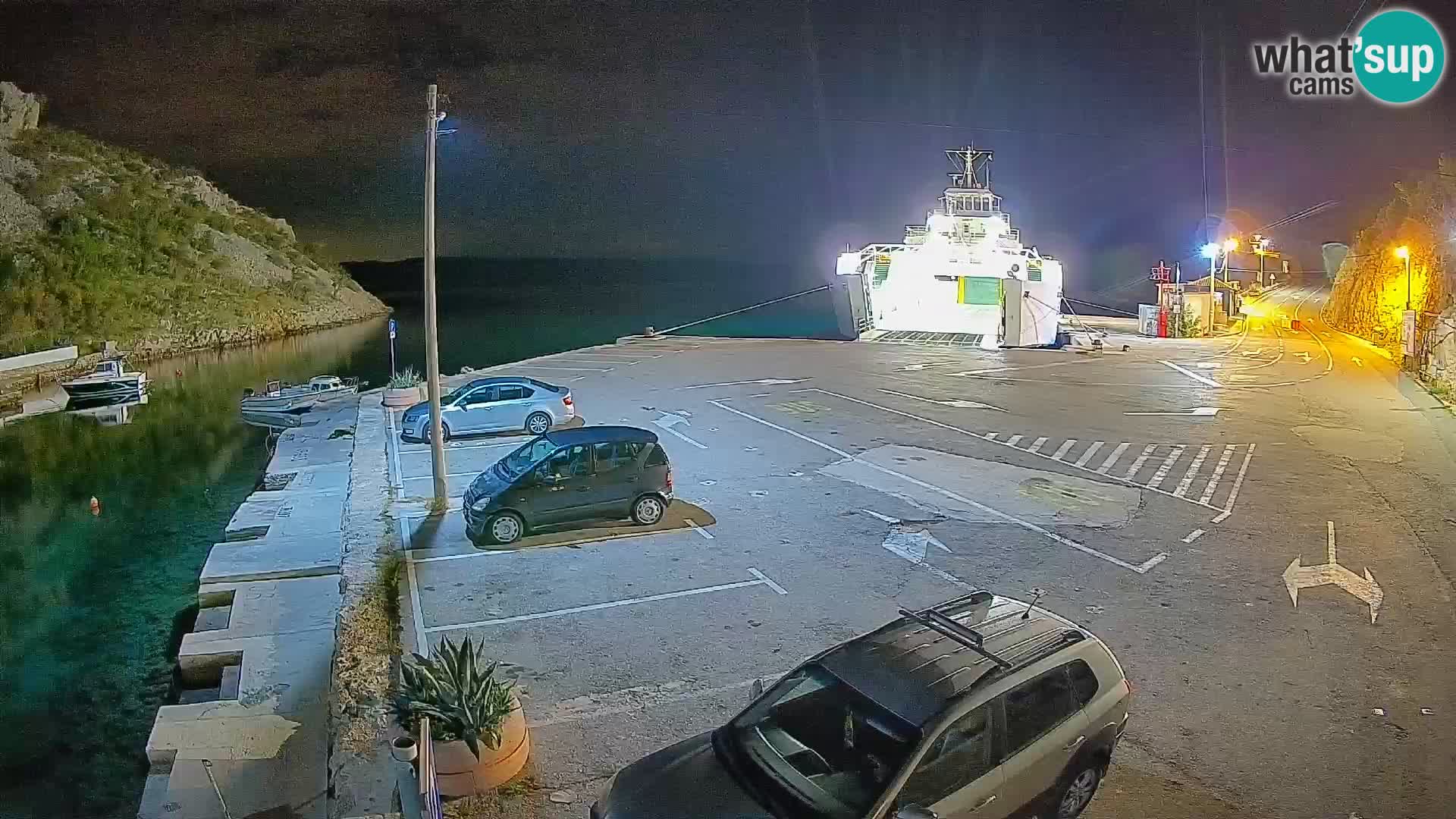Webcam porto traghetti di Prizna – per l’isola di Pag