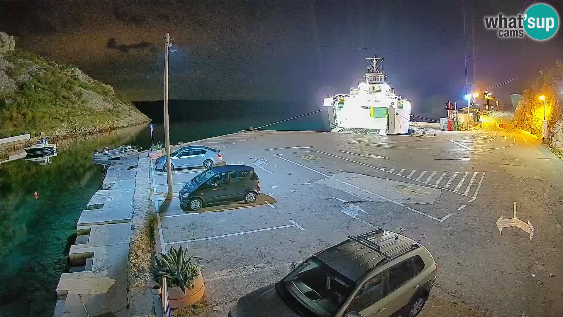 Webcam porto traghetti di Prizna – per l’isola di Pag
