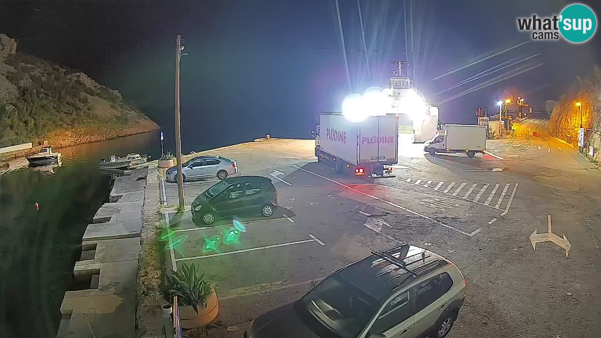 Webcam porto traghetti di Prizna – per l’isola di Pag