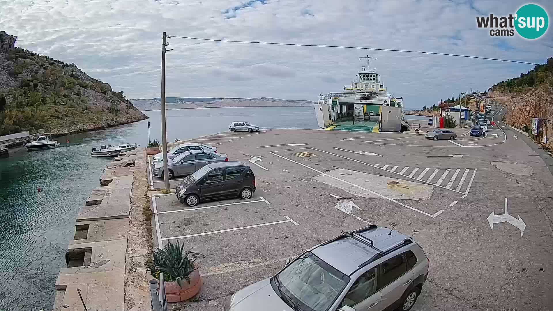Webcam porto traghetti di Prizna – per l’isola di Pag