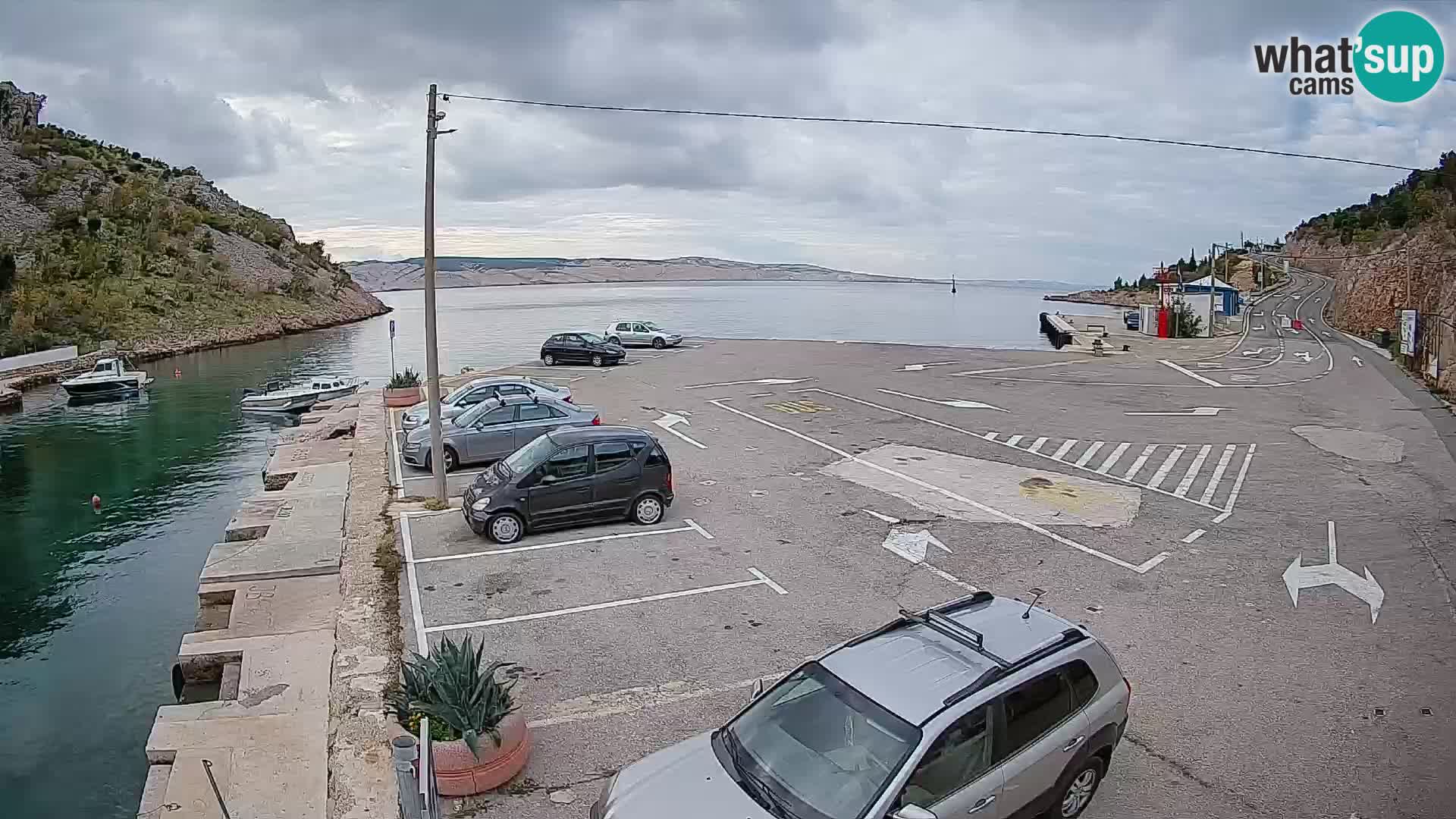 Webcam porto traghetti di Prizna – per l’isola di Pag
