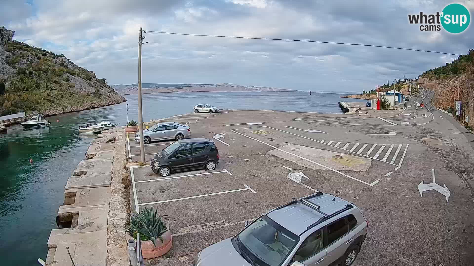 Webcam porto traghetti di Prizna – per l’isola di Pag
