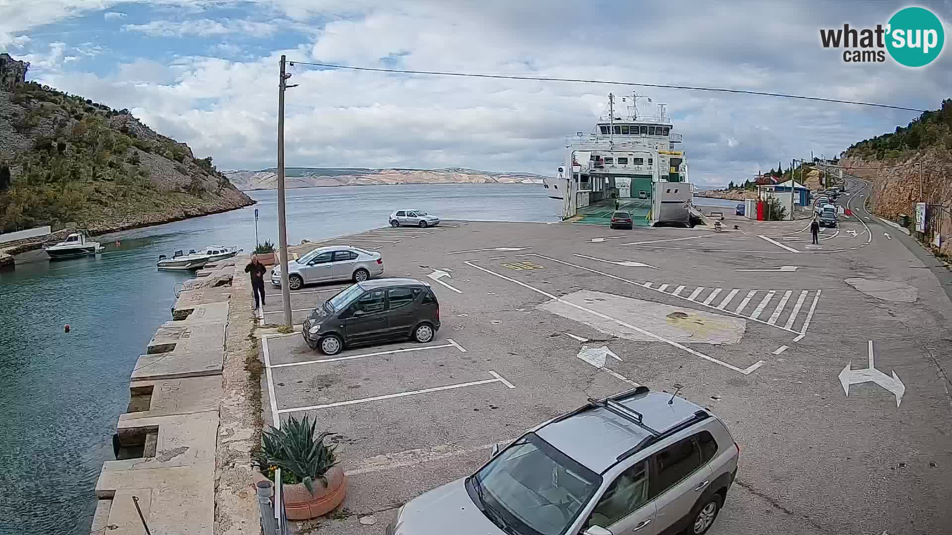Webcam porto traghetti di Prizna – per l’isola di Pag