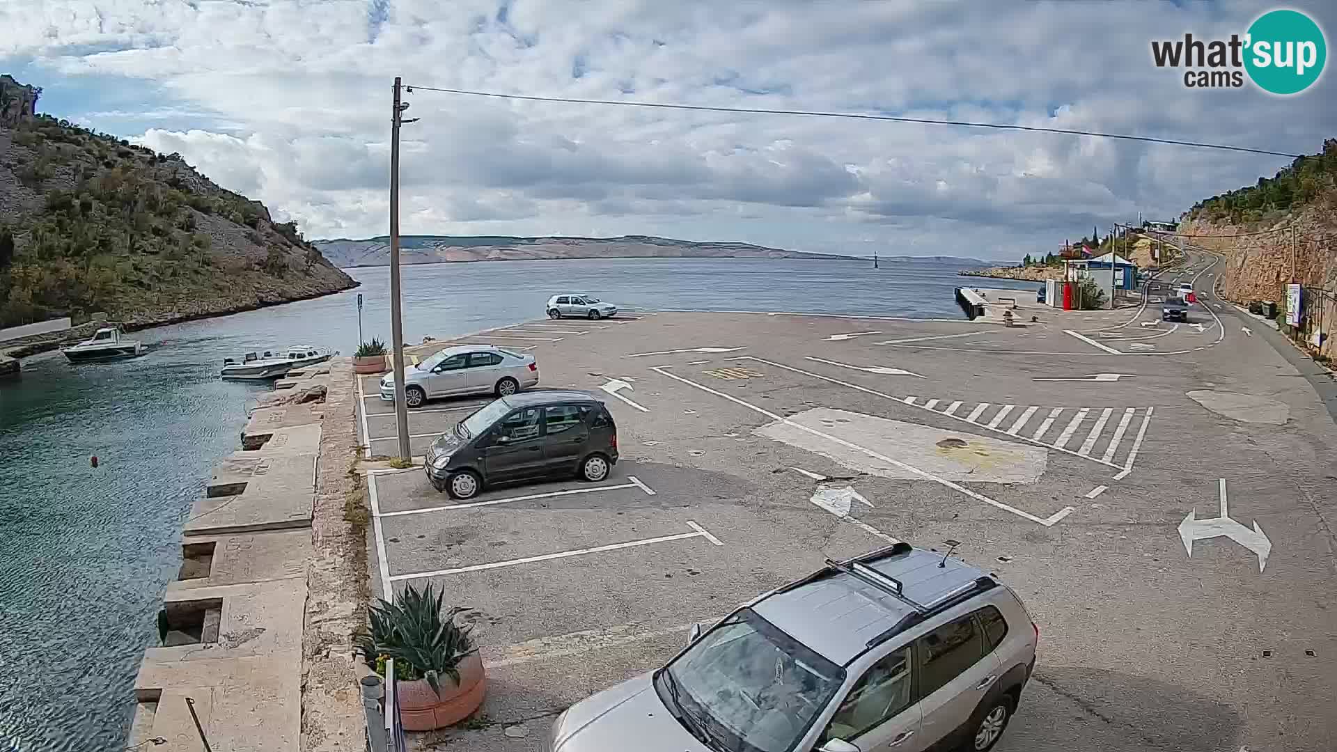 Webcam porto traghetti di Prizna – per l’isola di Pag