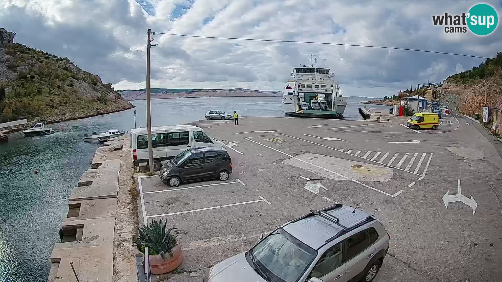 Webcam porto traghetti di Prizna – per l’isola di Pag
