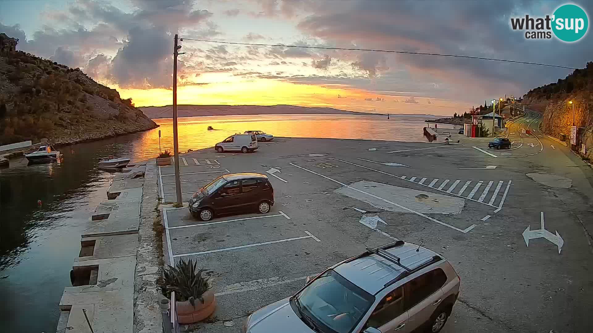 Webcam porto traghetti di Prizna – per l’isola di Pag