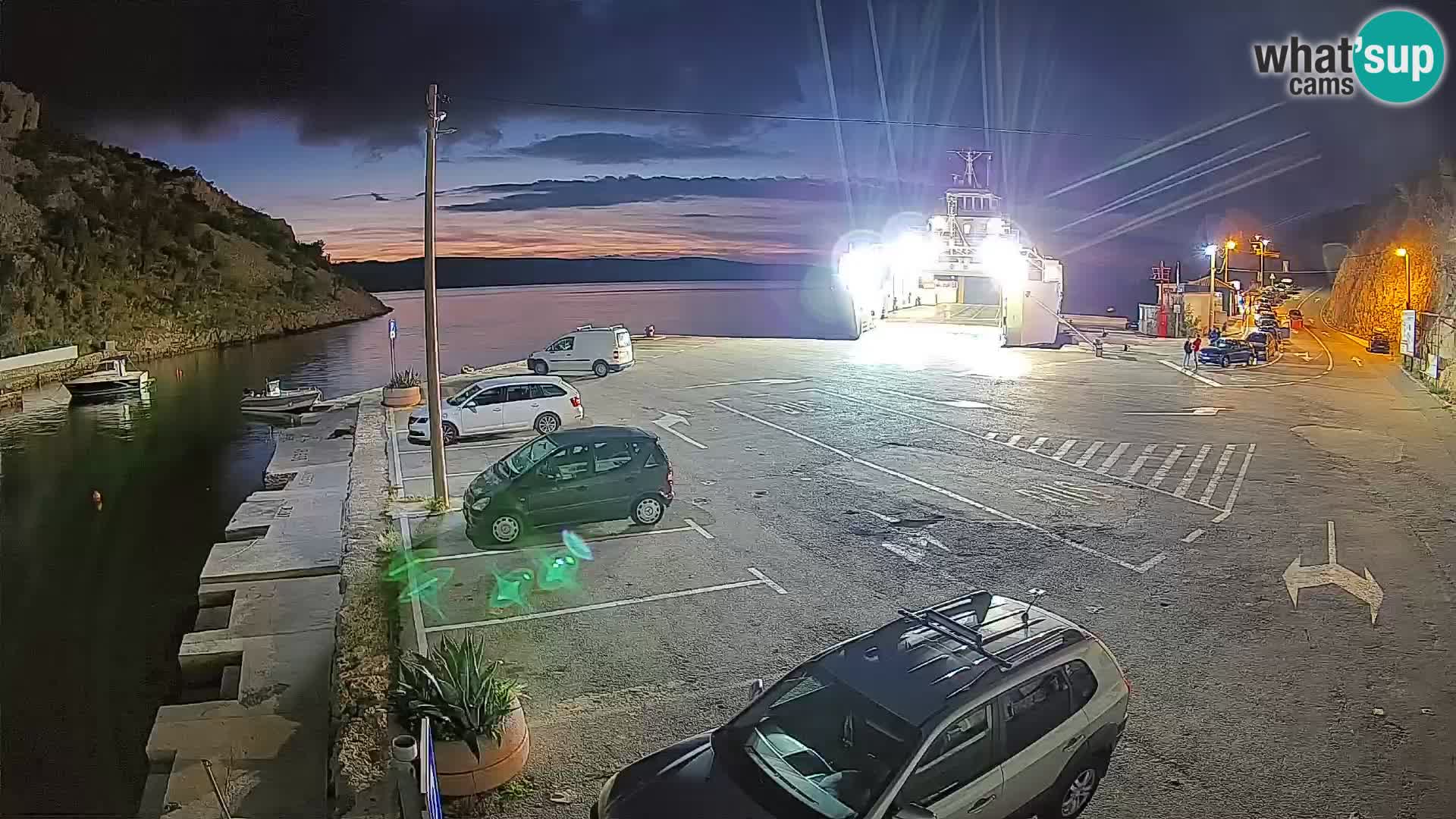Webcam porto traghetti di Prizna – per l’isola di Pag