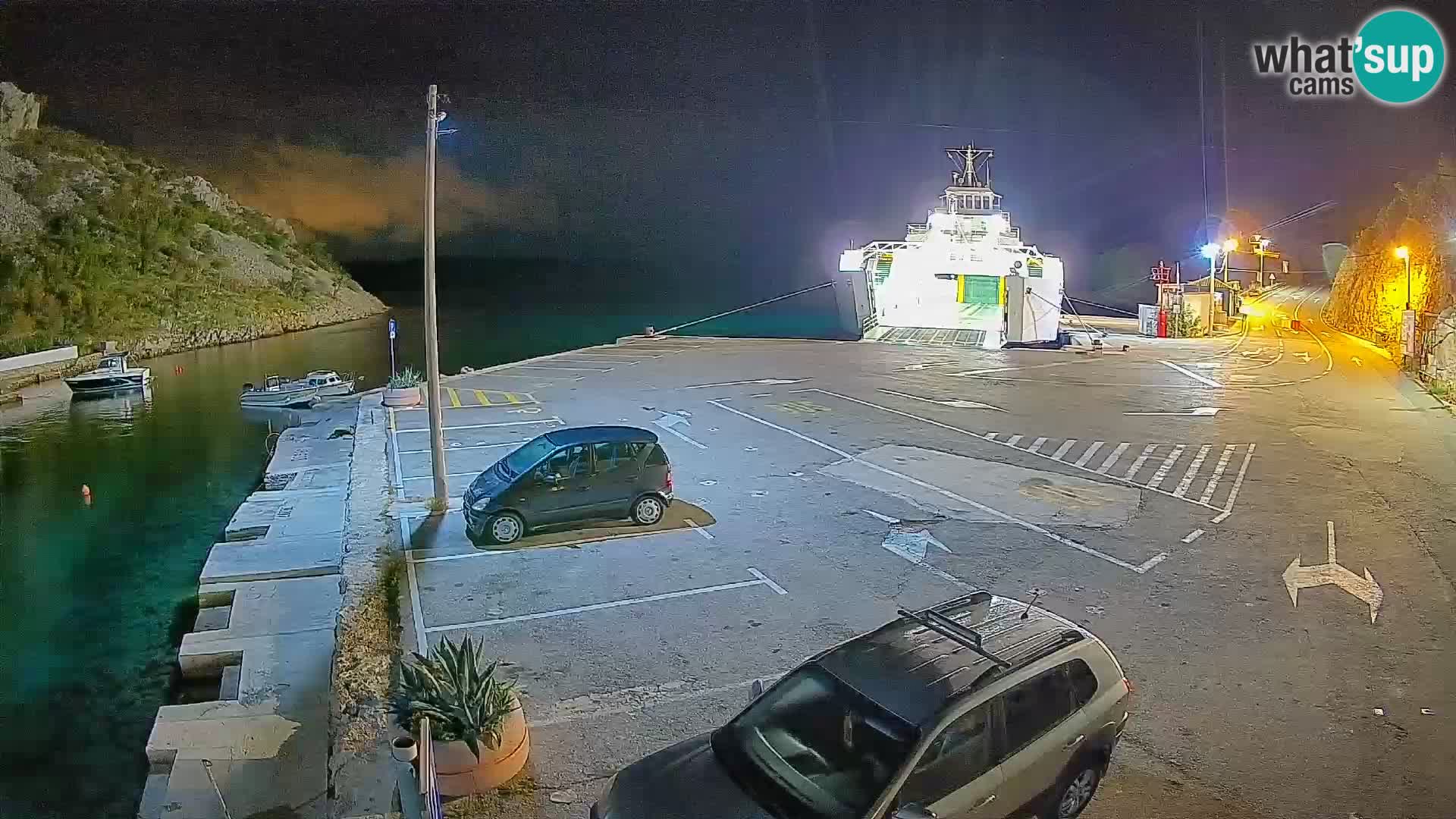 Webcam porto traghetti di Prizna – per l’isola di Pag