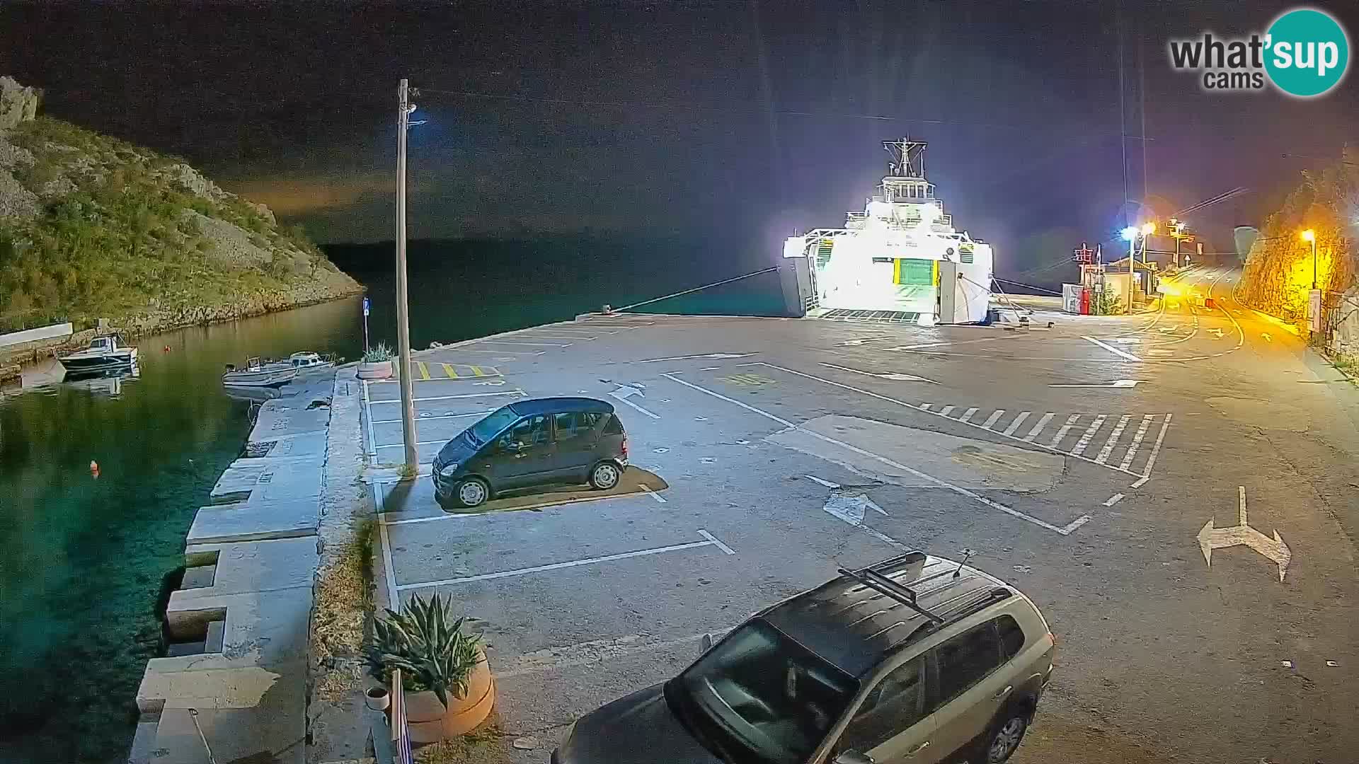 Webcam porto traghetti di Prizna – per l’isola di Pag