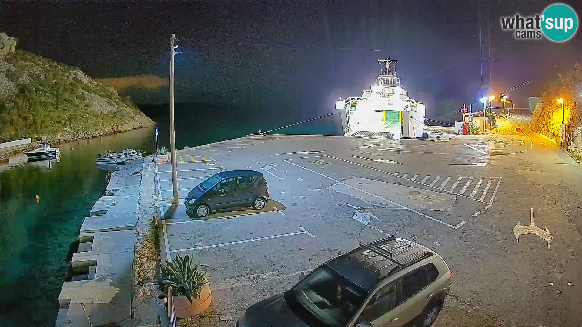 Webcam porto traghetti di Prizna – per l’isola di Pag