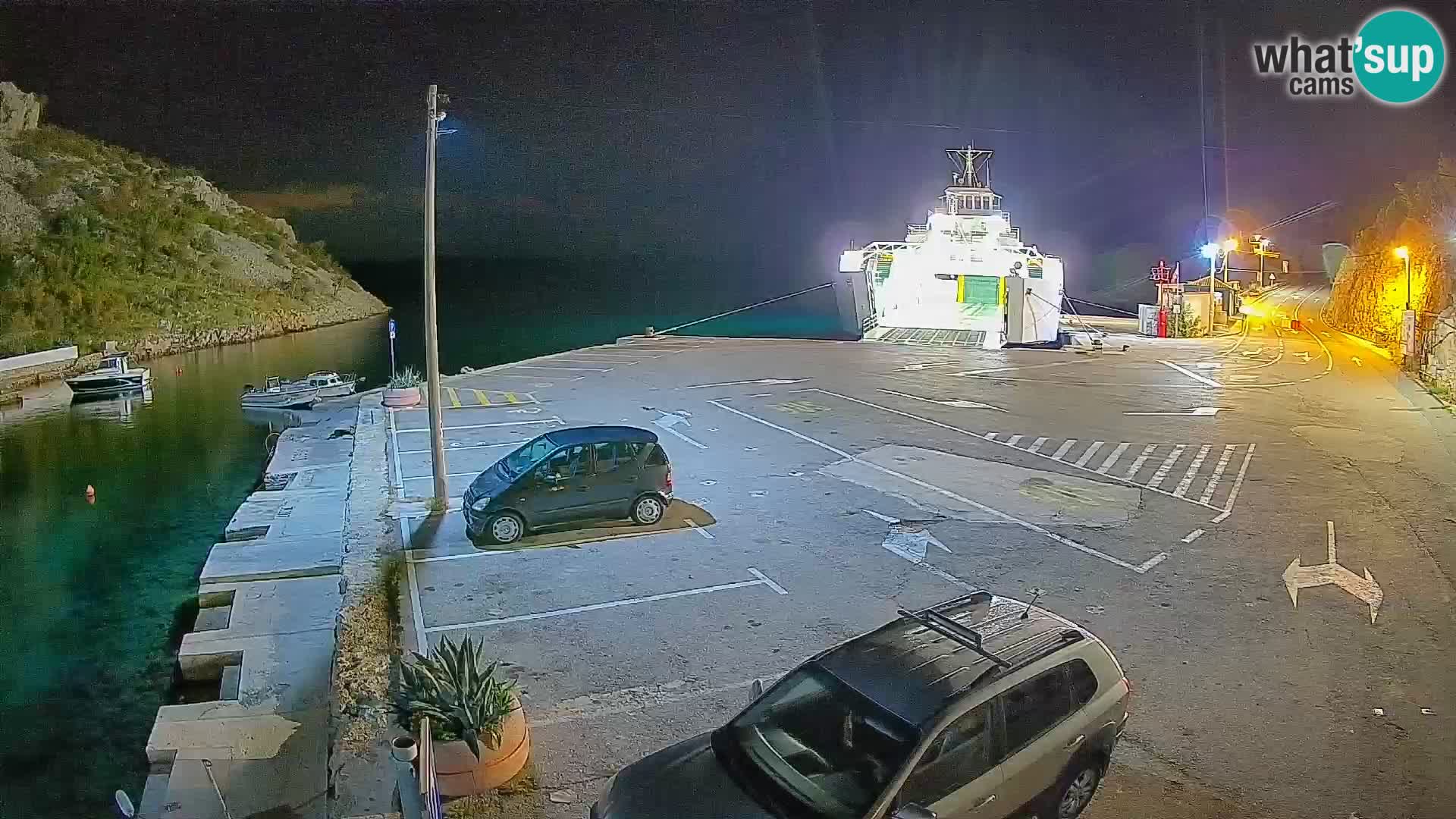 Webcam porto traghetti di Prizna – per l’isola di Pag