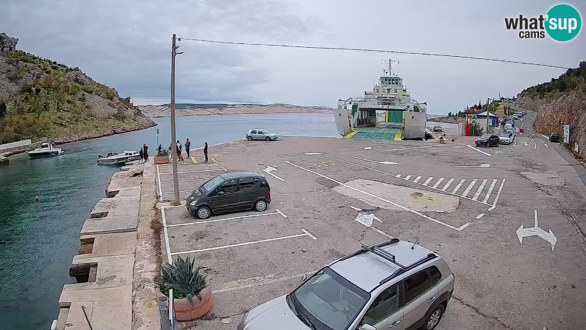Webcam porto traghetti di Prizna – per l’isola di Pag