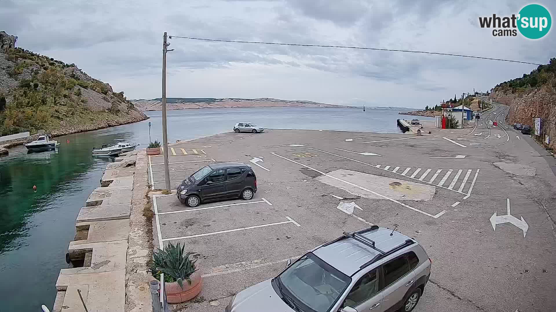 Webcam porto traghetti di Prizna – per l’isola di Pag