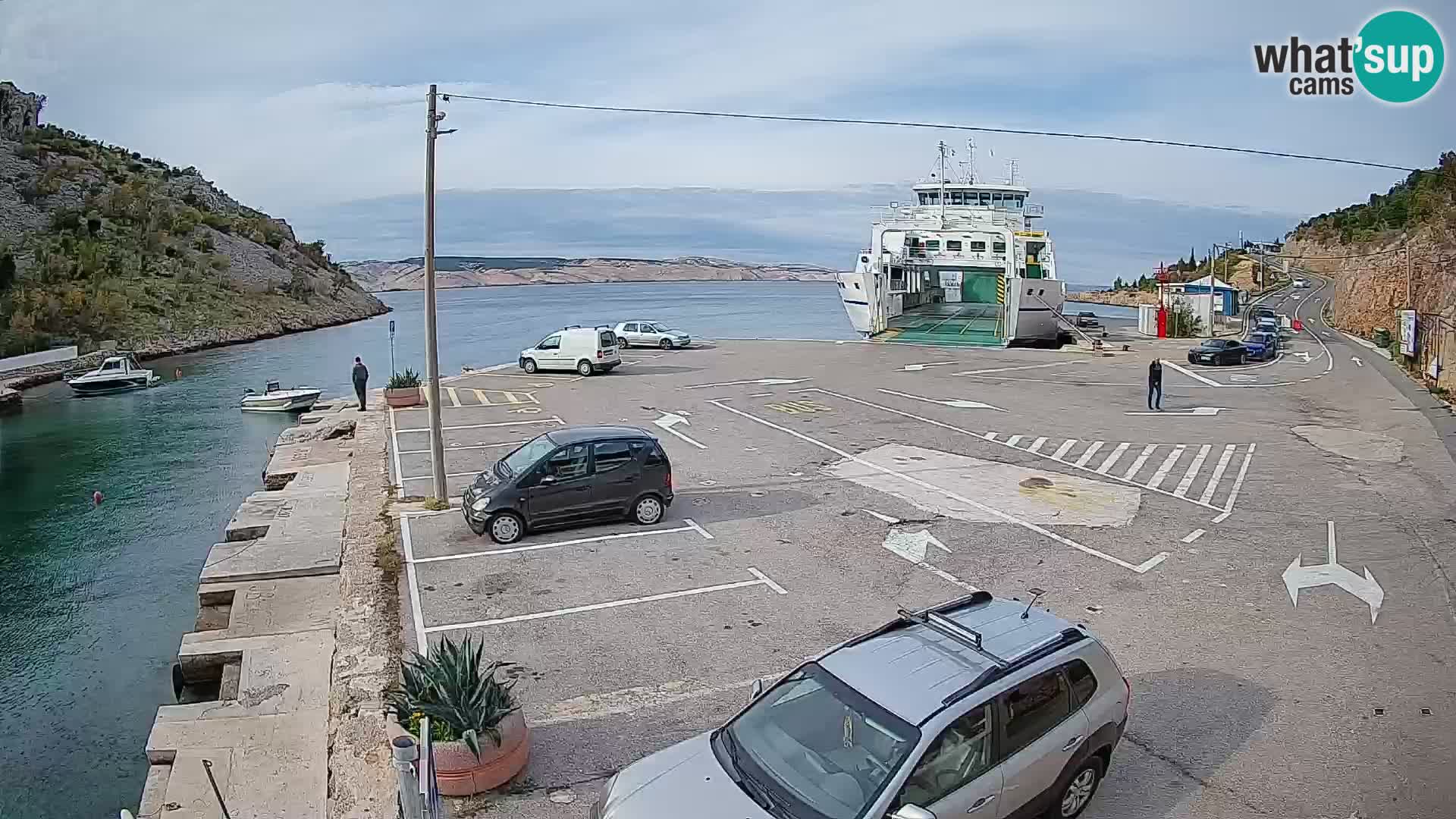 Webcam porto traghetti di Prizna – per l’isola di Pag