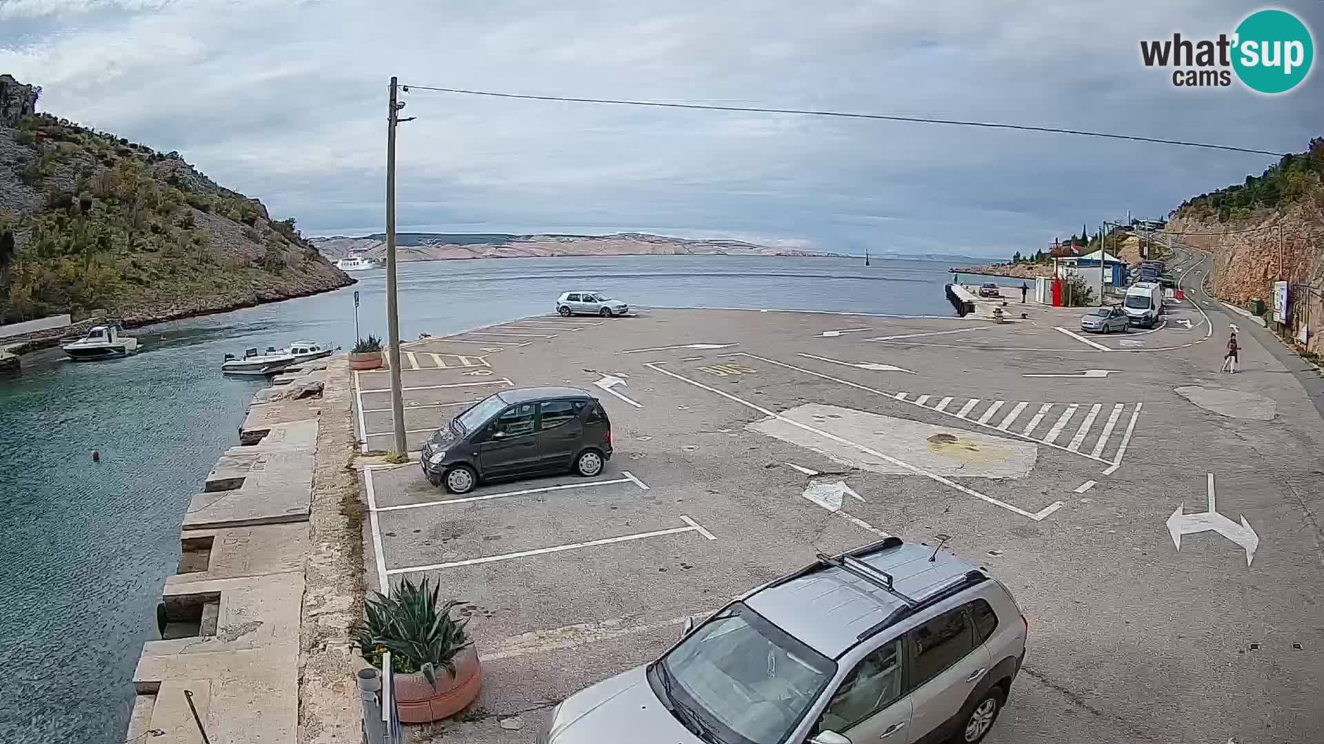 Webcam porto traghetti di Prizna – per l’isola di Pag