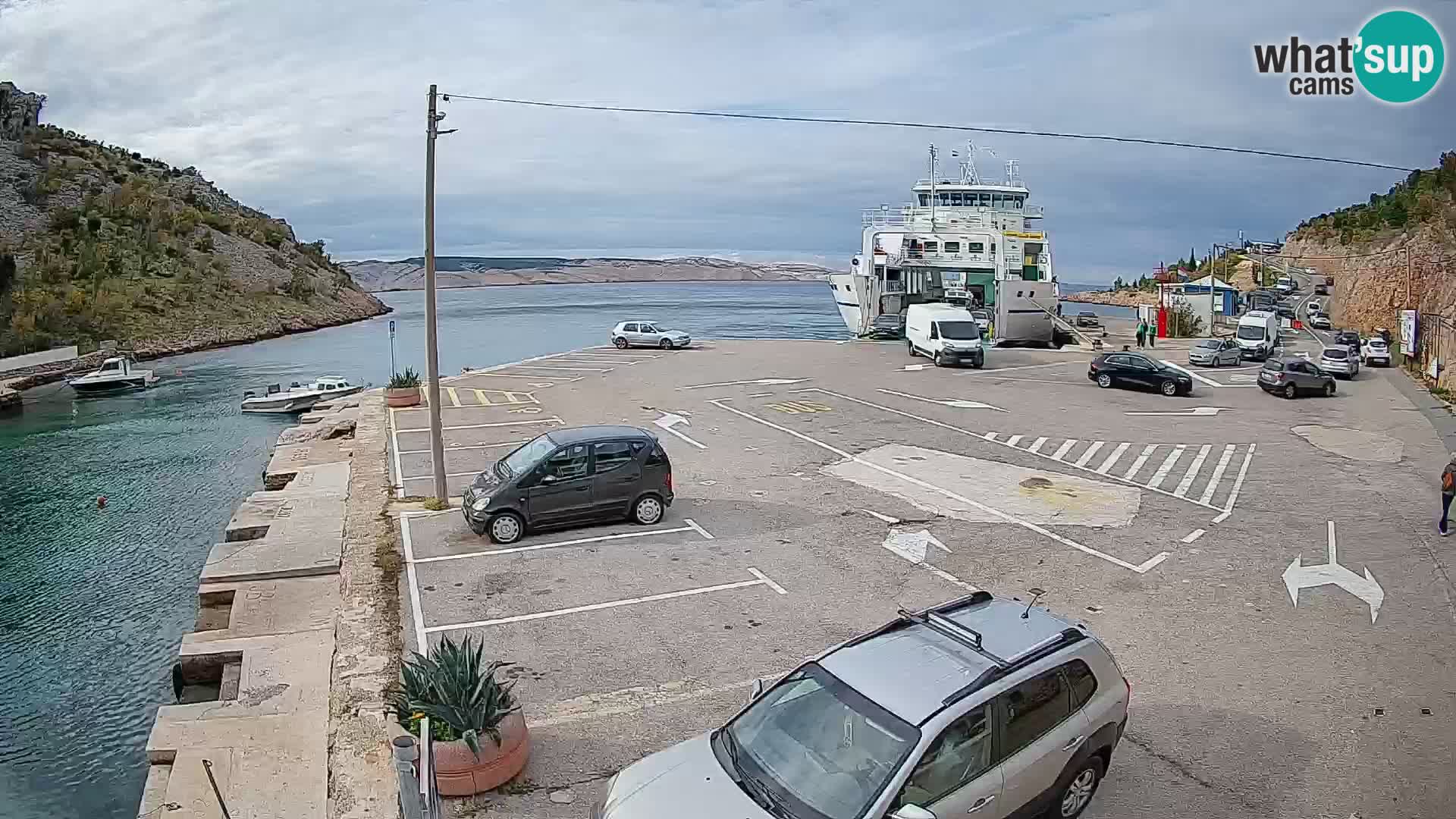 Webcam porto traghetti di Prizna – per l’isola di Pag