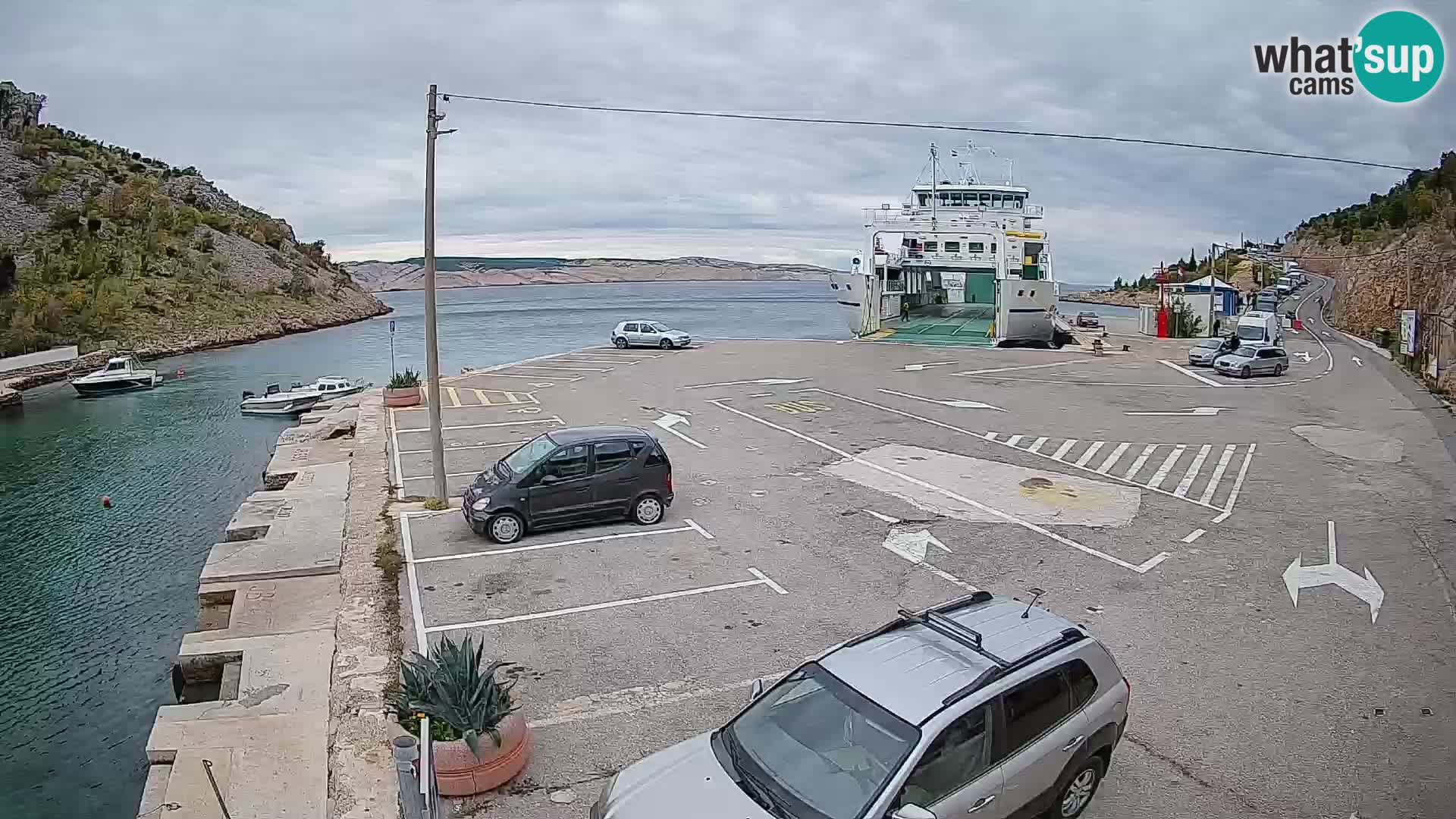 Webcam porto traghetti di Prizna – per l’isola di Pag