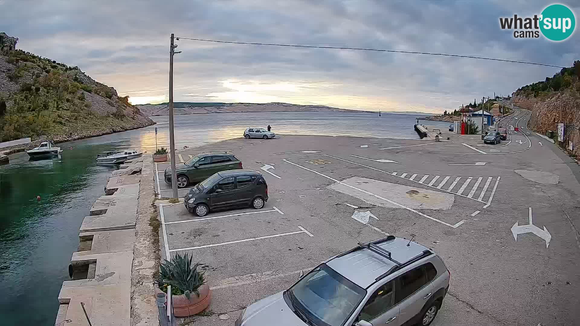 Webcam porto traghetti di Prizna – per l’isola di Pag