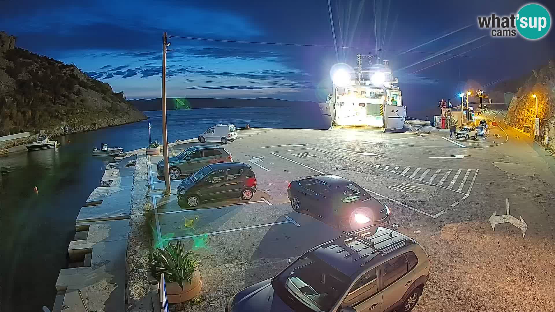 Webcam porto traghetti di Prizna – per l’isola di Pag