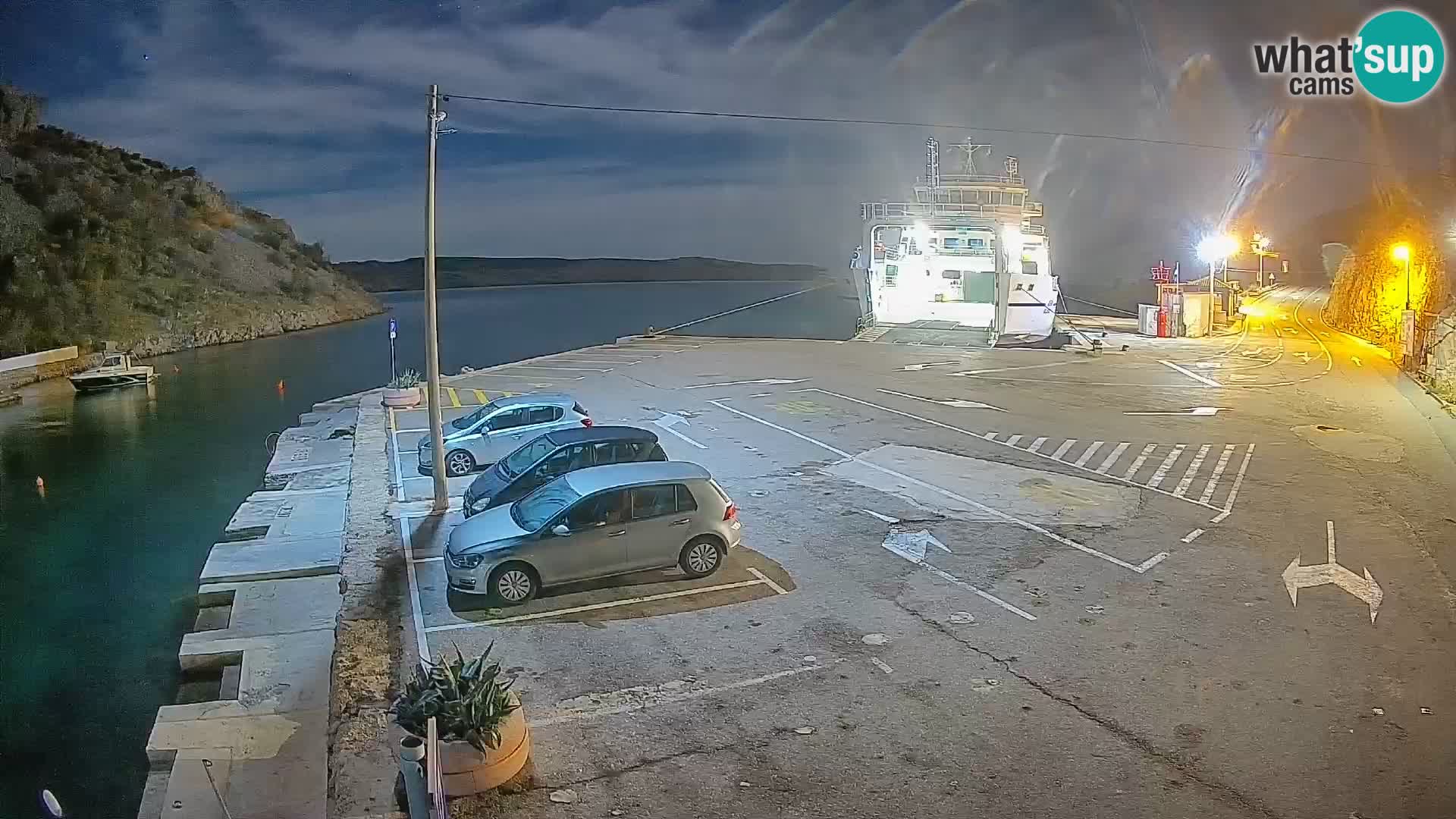 Webcam porto traghetti di Prizna – per l’isola di Pag