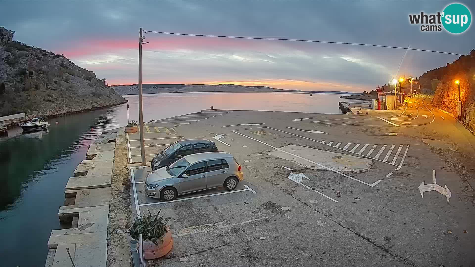 Webcam porto traghetti di Prizna – per l’isola di Pag