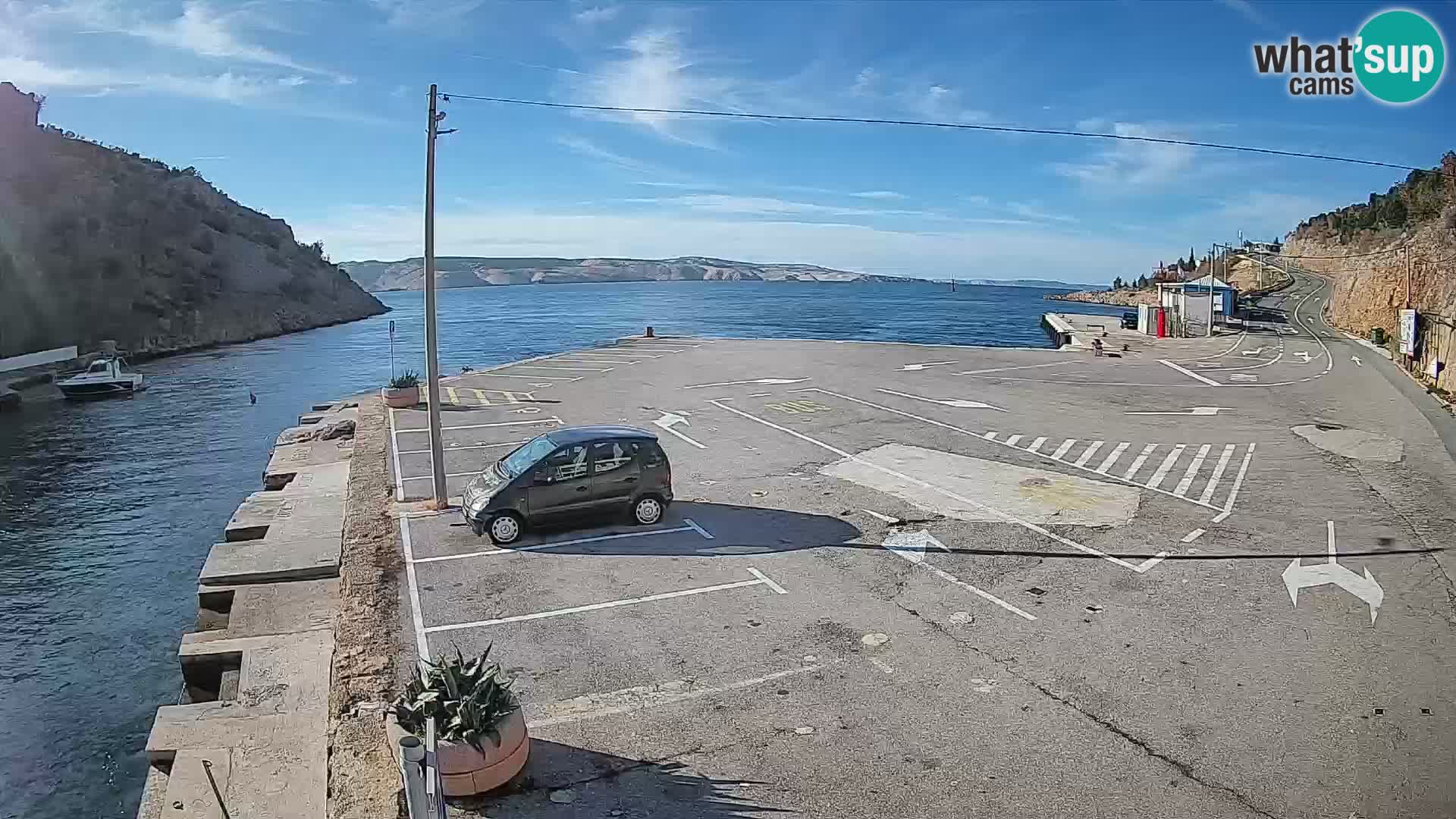 Webcam porto traghetti di Prizna – per l’isola di Pag