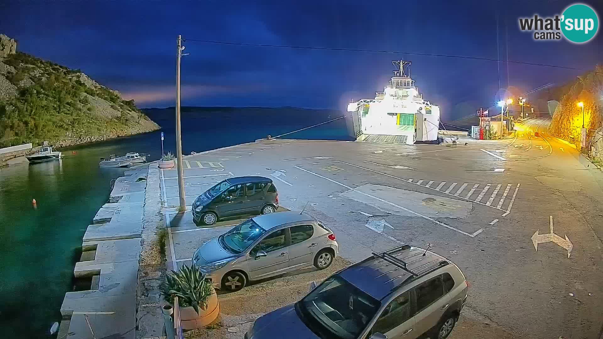 Webcam porto traghetti di Prizna – per l’isola di Pag