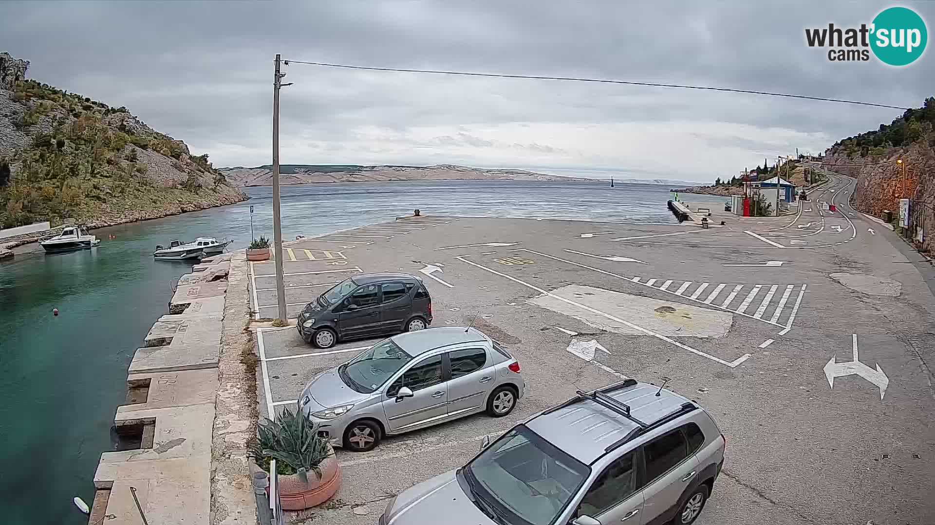 Webcam porto traghetti di Prizna – per l’isola di Pag