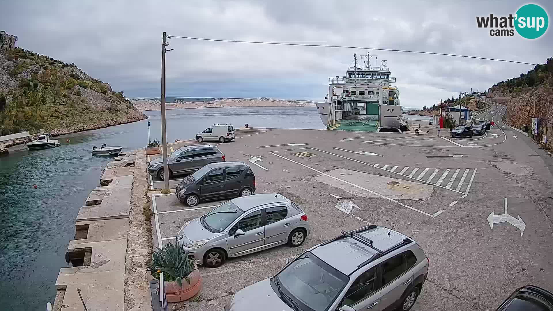 Webcam porto traghetti di Prizna – per l’isola di Pag