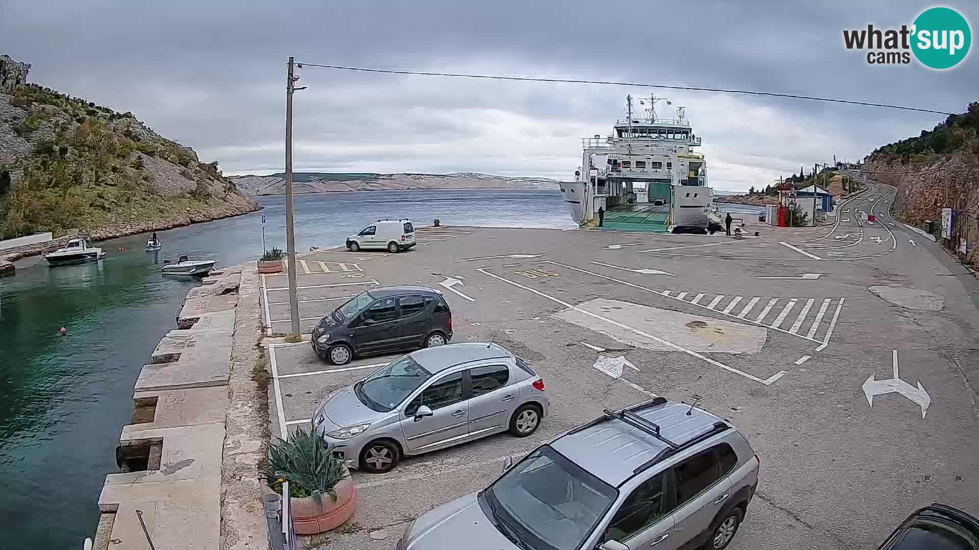 Webcam porto traghetti di Prizna – per l’isola di Pag