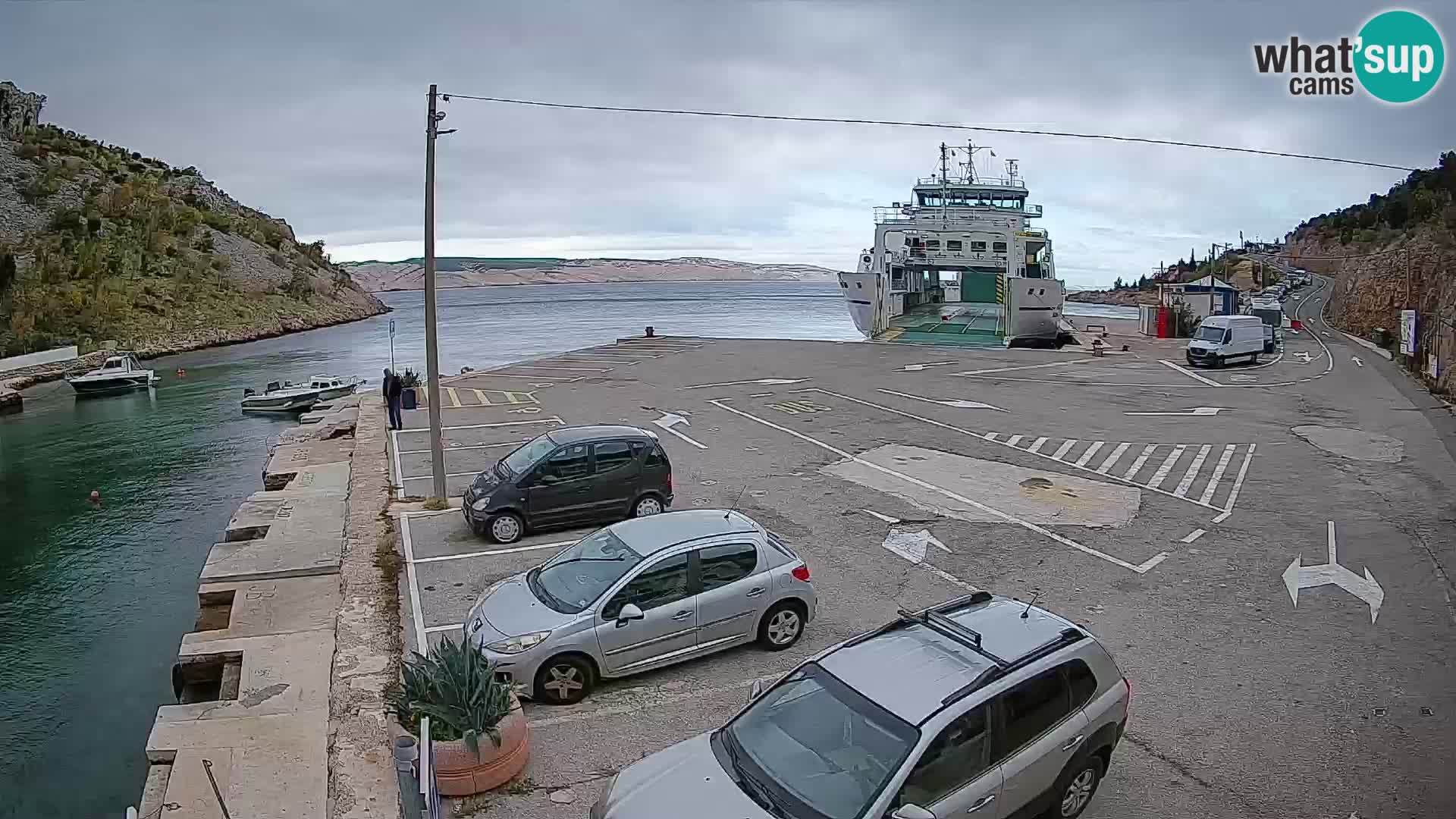 Webcam porto traghetti di Prizna – per l’isola di Pag