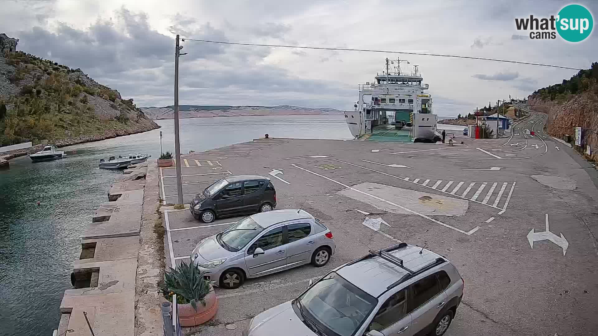 Webcam porto traghetti di Prizna – per l’isola di Pag