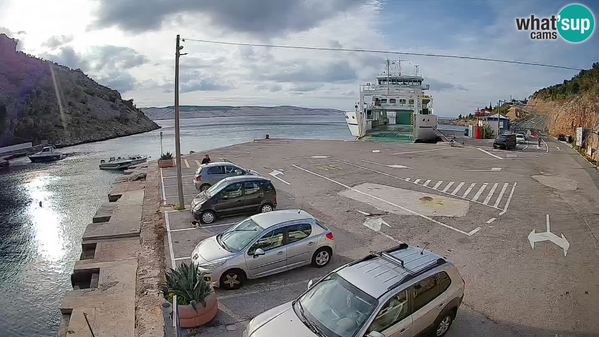 Webcam porto traghetti di Prizna – per l’isola di Pag