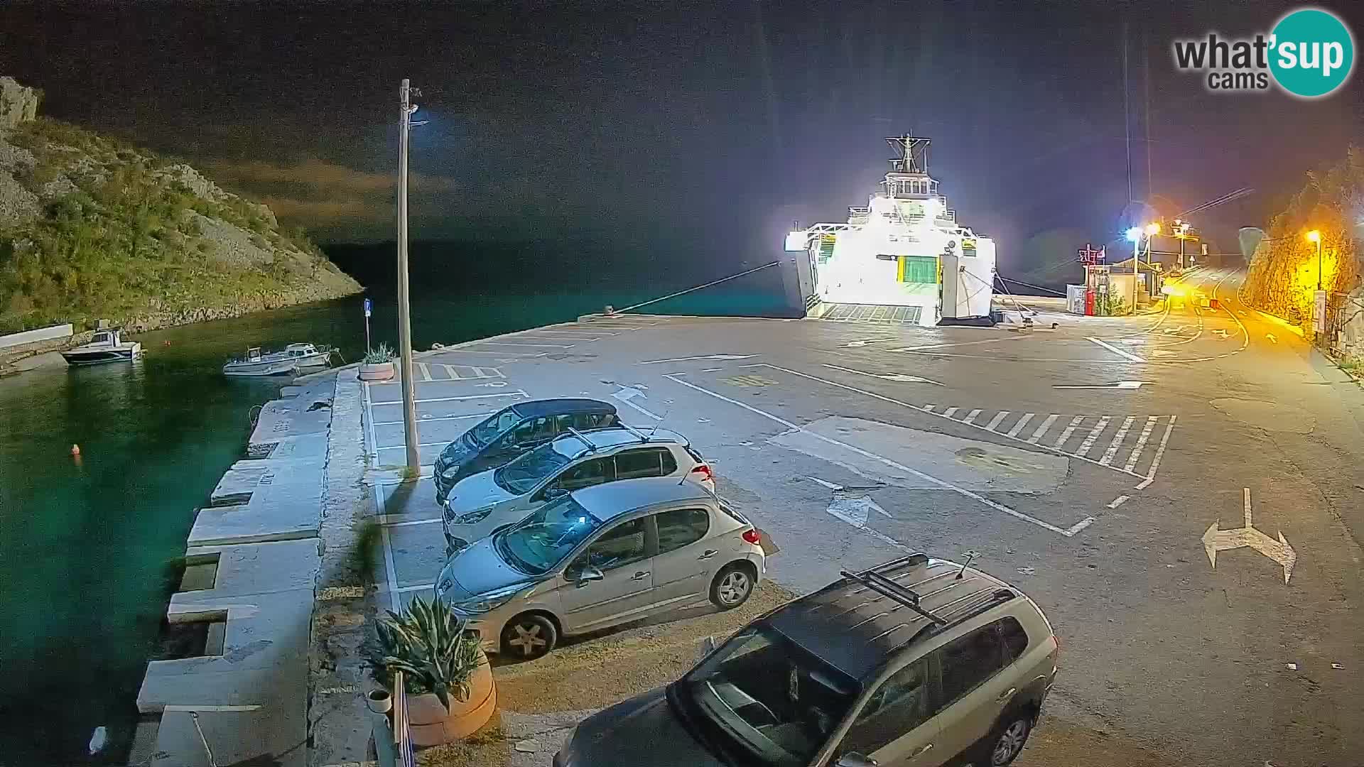 Webcam porto traghetti di Prizna – per l’isola di Pag