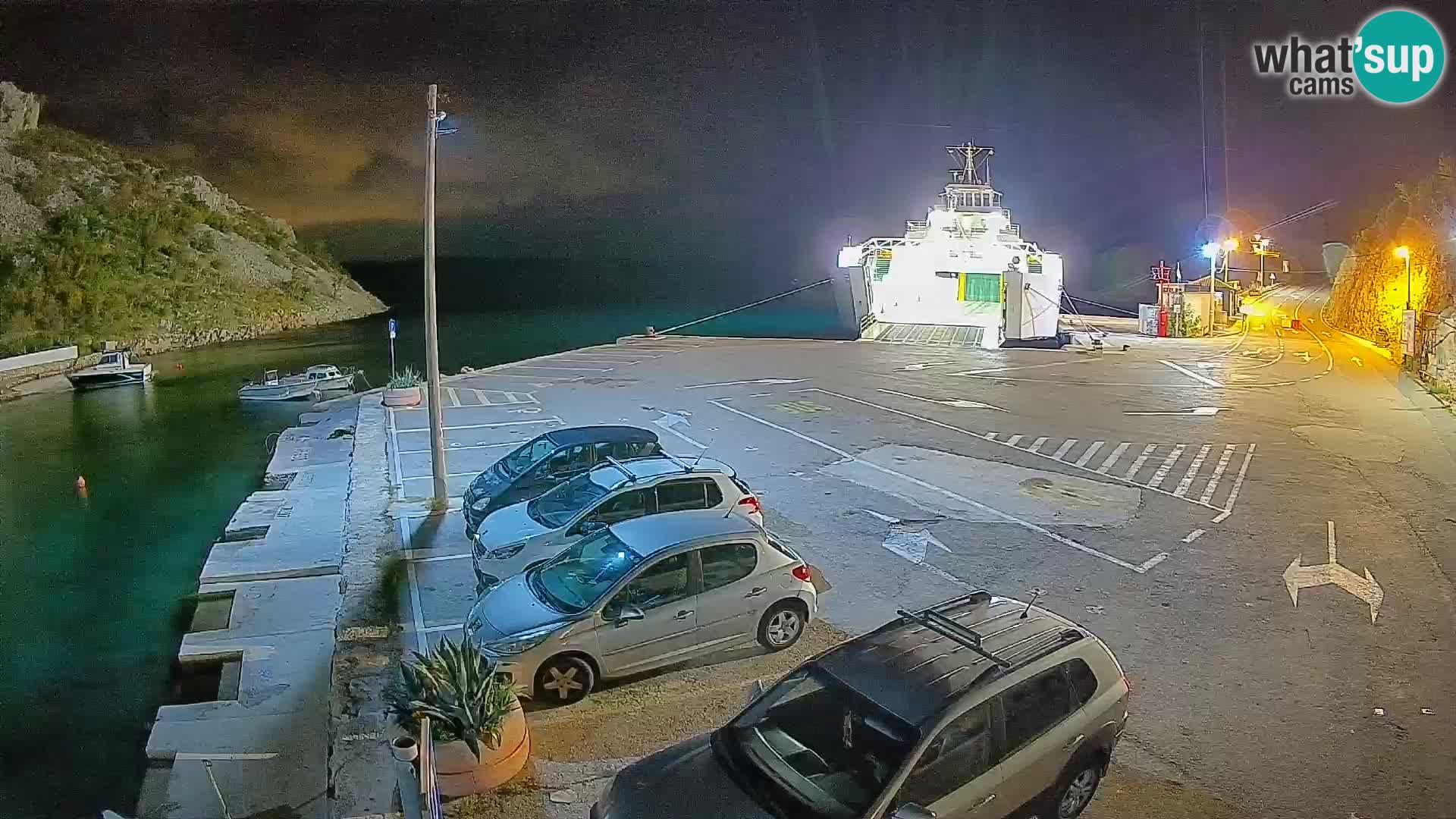 Webcam porto traghetti di Prizna – per l’isola di Pag