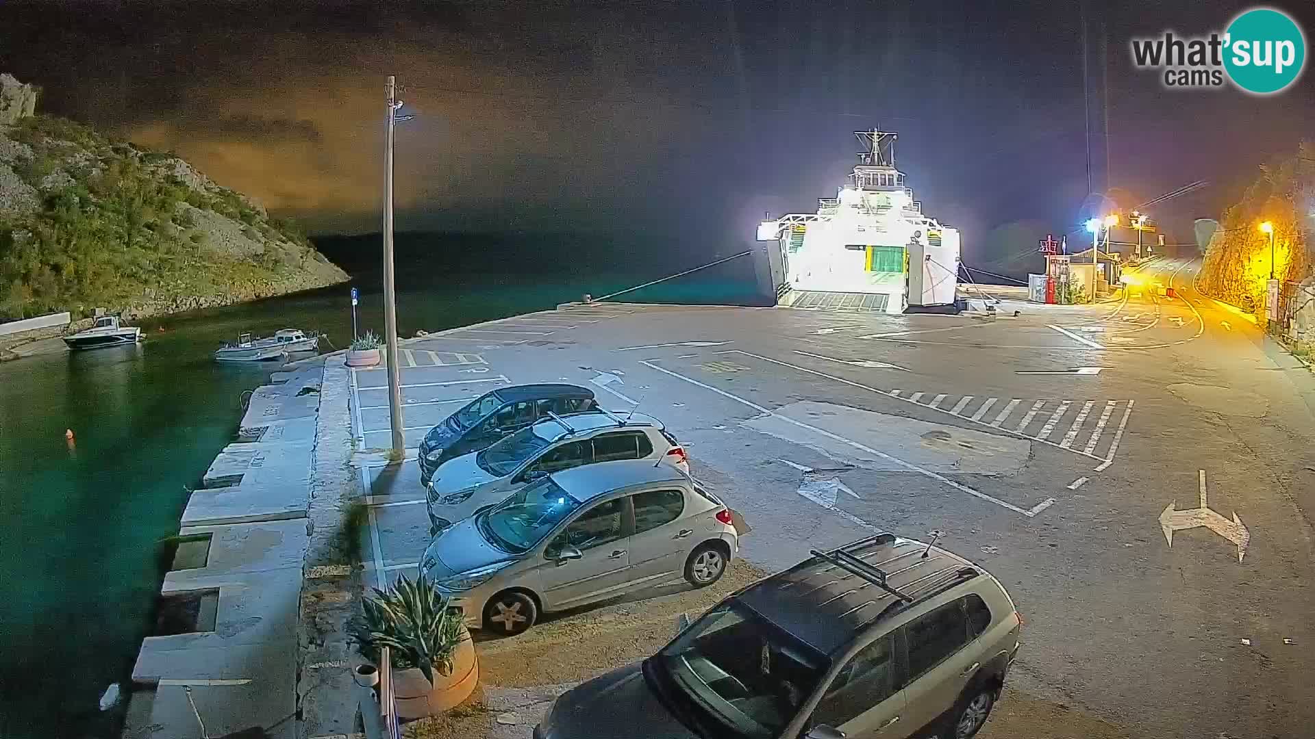 Webcam porto traghetti di Prizna – per l’isola di Pag