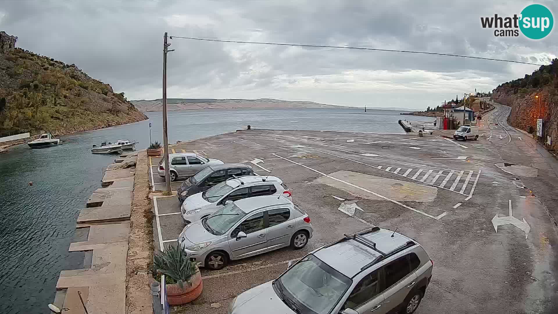 Webcam porto traghetti di Prizna – per l’isola di Pag