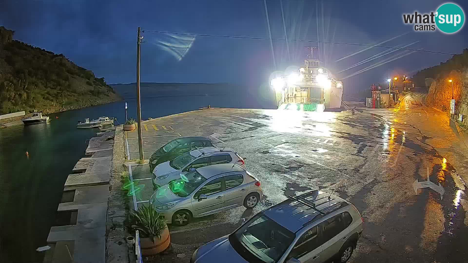 Webcam porto traghetti di Prizna – per l’isola di Pag