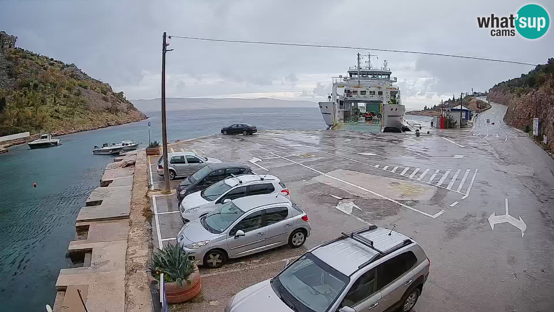 Webcam porto traghetti di Prizna – per l’isola di Pag