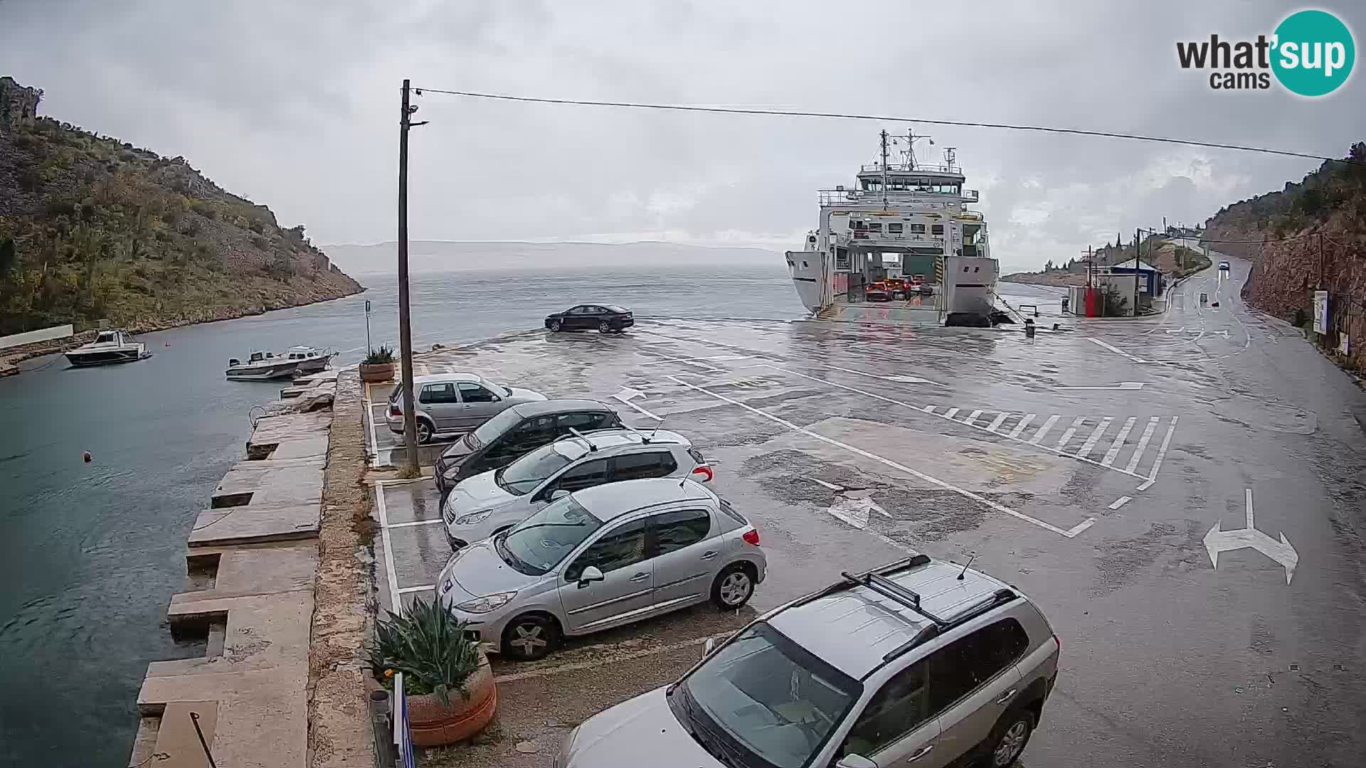 Webcam porto traghetti di Prizna – per l’isola di Pag
