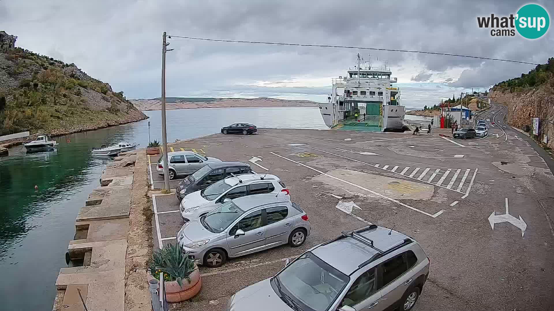 Webcam porto traghetti di Prizna – per l’isola di Pag