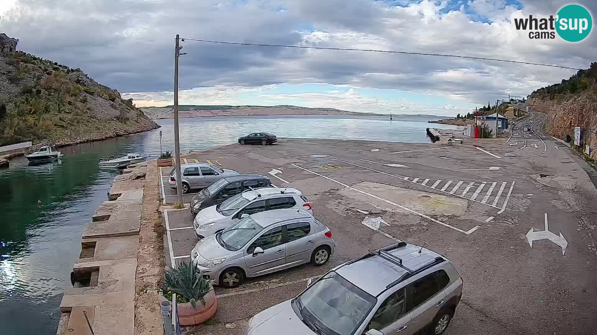 Webcam porto traghetti di Prizna – per l’isola di Pag