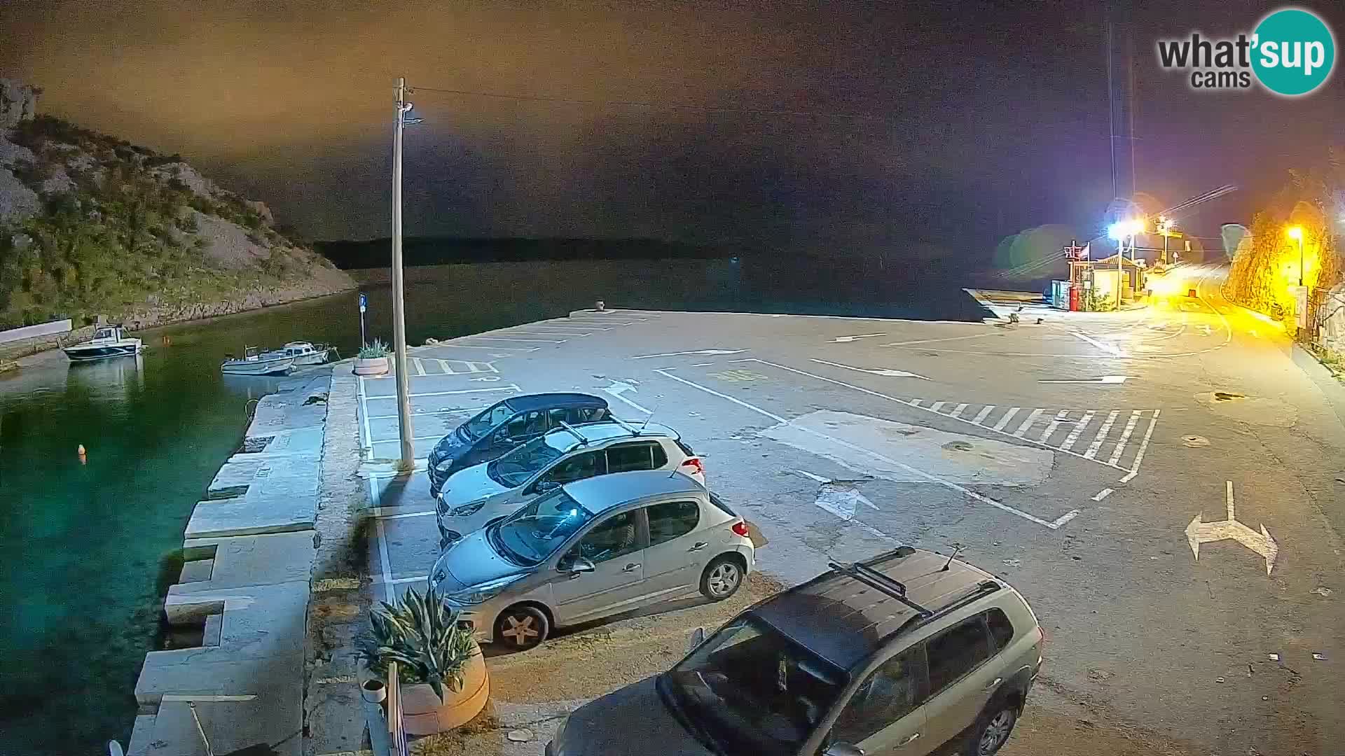 Webcam porto traghetti di Prizna – per l’isola di Pag