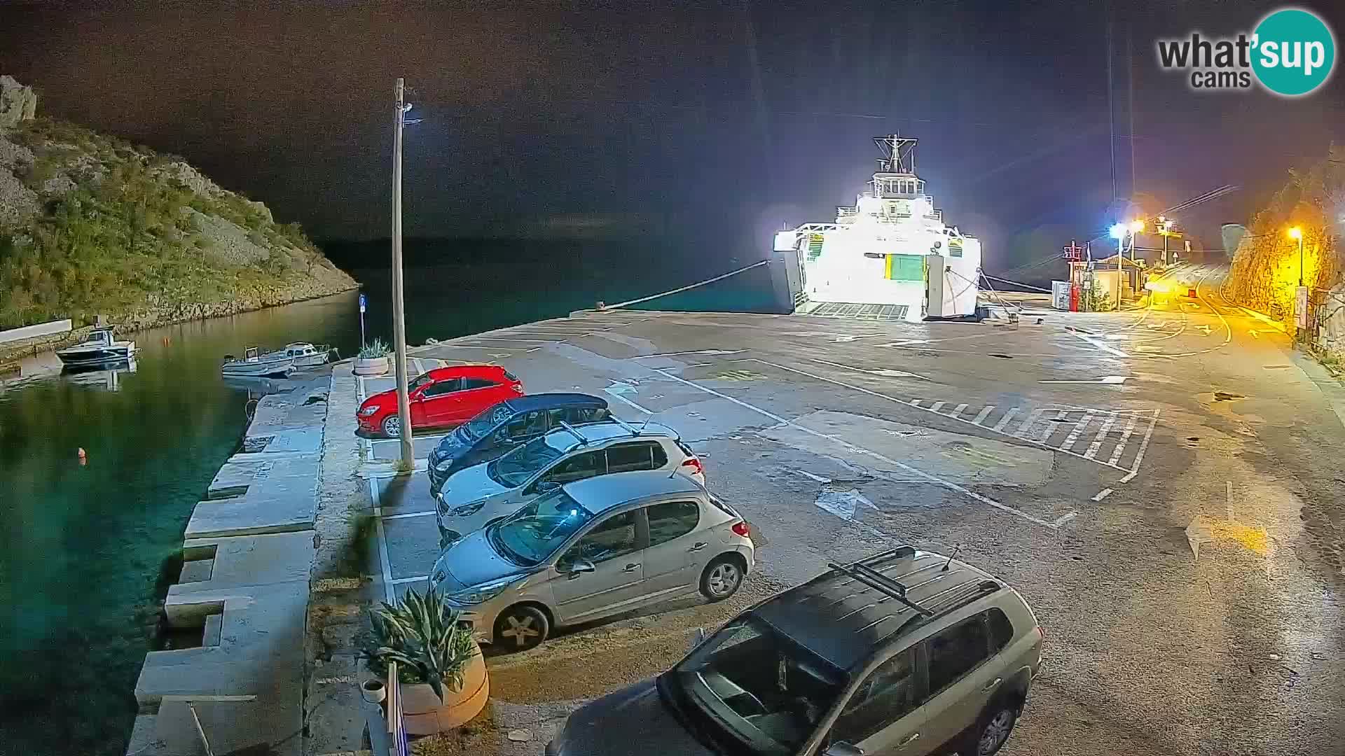 Webcam porto traghetti di Prizna – per l’isola di Pag