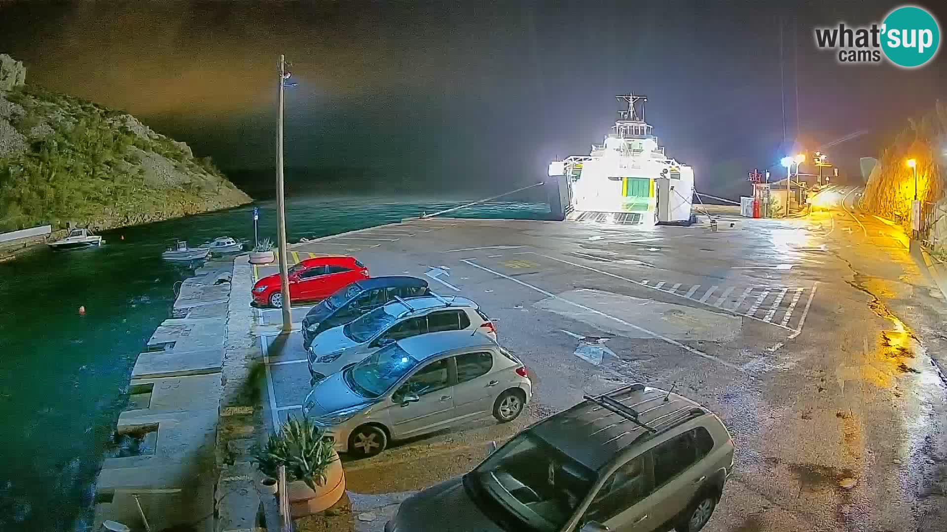 Webcam porto traghetti di Prizna – per l’isola di Pag