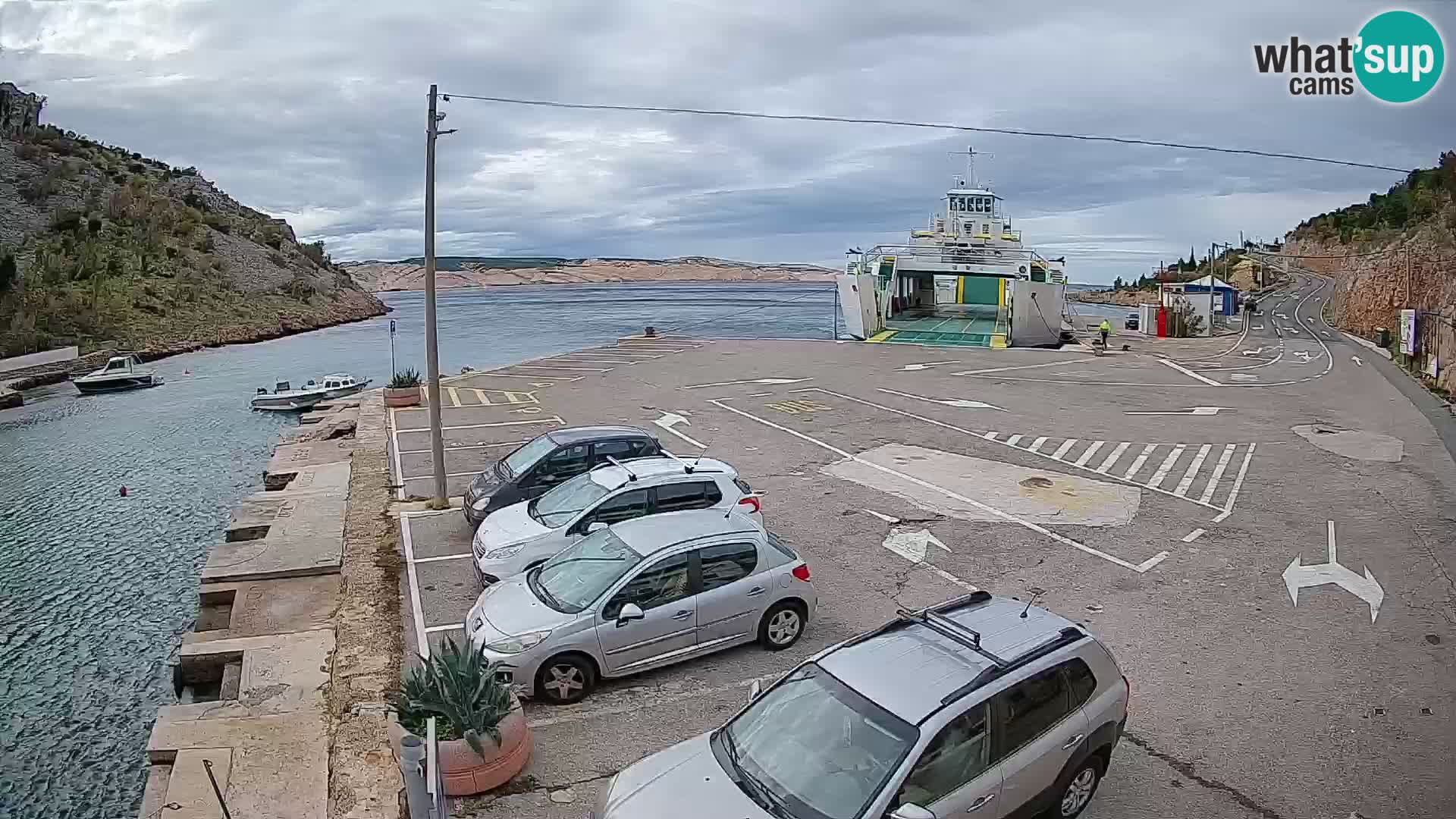 Webcam porto traghetti di Prizna – per l’isola di Pag