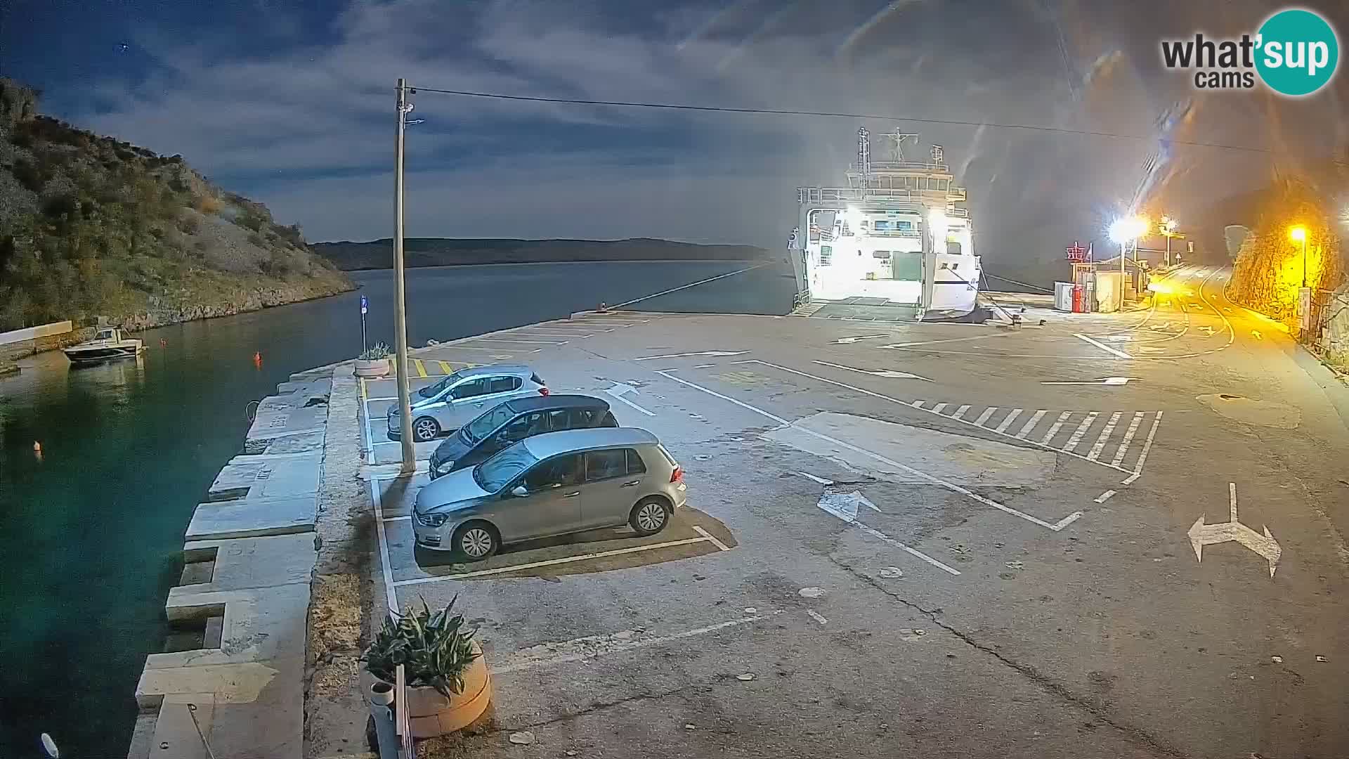 Webcam porto traghetti di Prizna – per l’isola di Pag