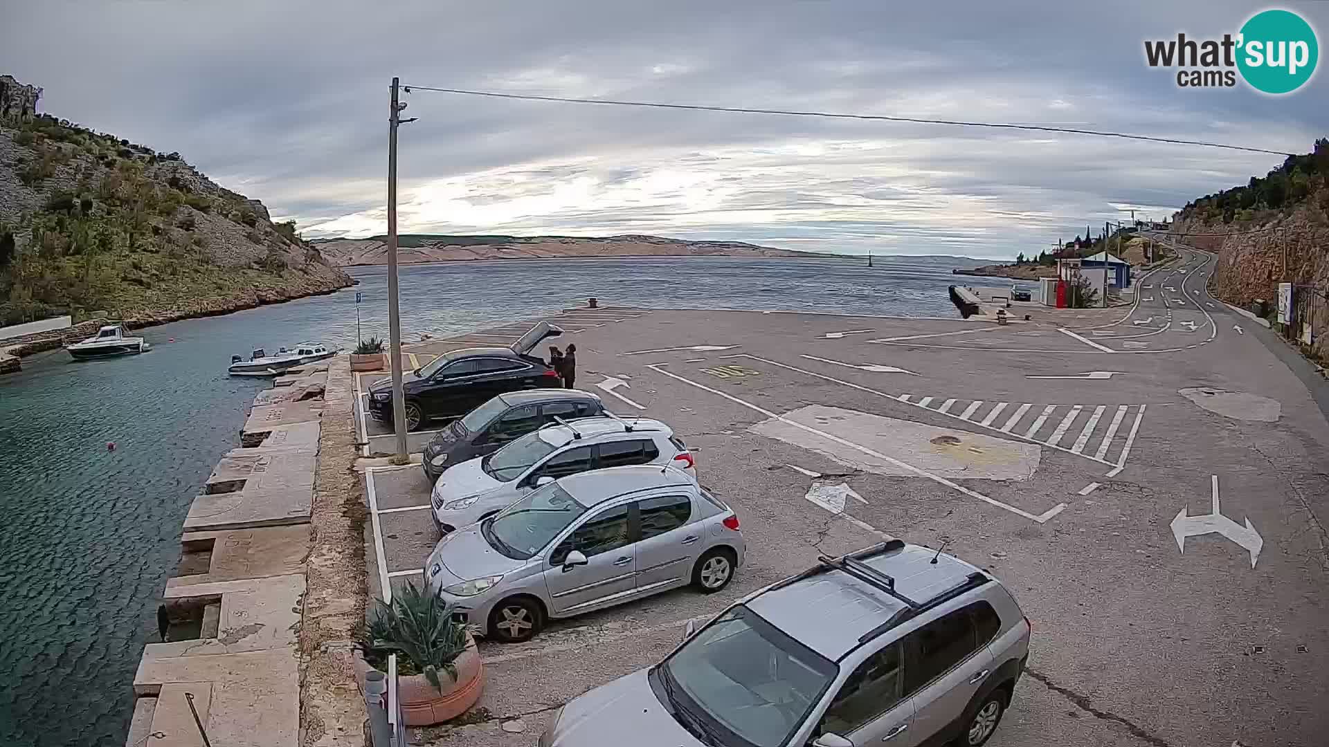 Webcam porto traghetti di Prizna – per l’isola di Pag